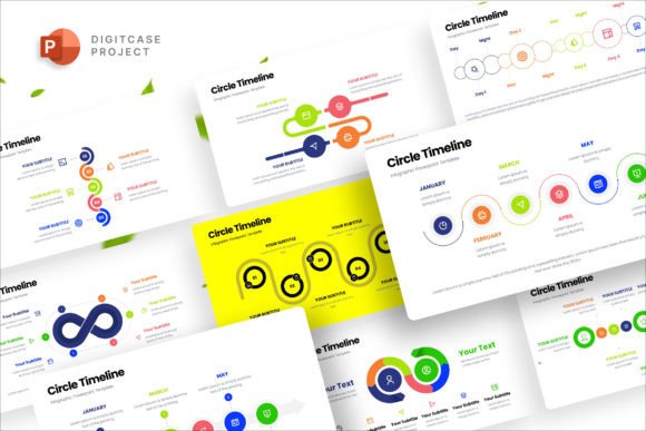 Download Circle Timeline Infographic Presentation - Graph Collection