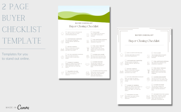 Download Canva Buyer Closing Checklist - Buyer Collection