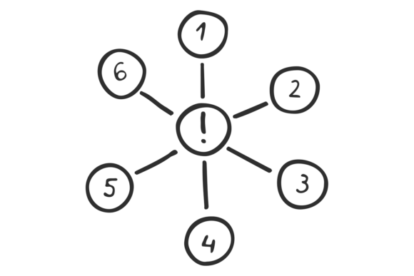 Download Infographic Diagram Doodle. Hand Drawn C - Graph Collection