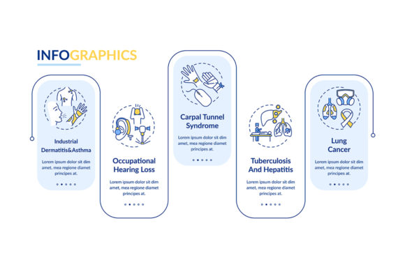 Download Occupational Sickness Vector Infographic - Graph Collection