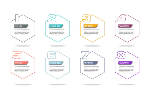 Download Infographic Template with Numbers 8 - Graph Collection