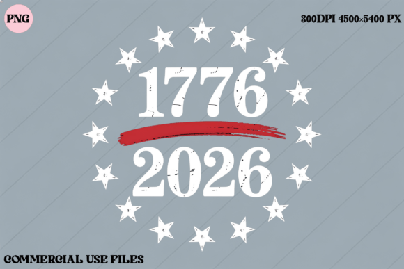 Download 1776 2026 Bicentennial Stars Graphic - Graph Collection