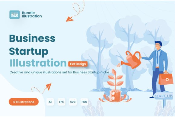 Download Business Startup Illustration Design - Startup Collection