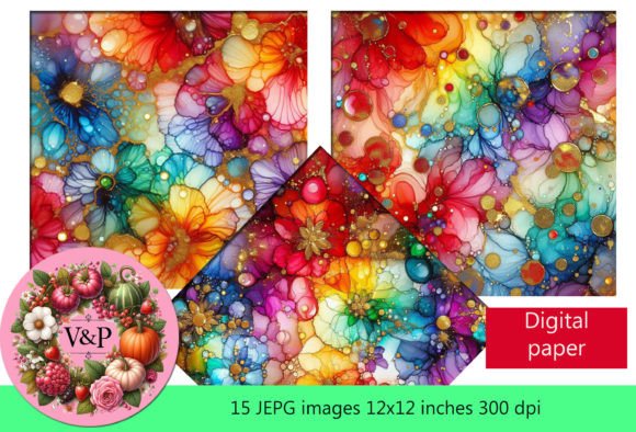 Download Alcohol Ink Digital Paper Graphic Graph - Graph Collection