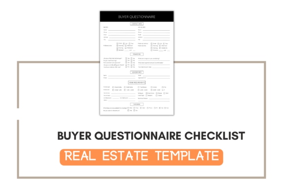 Download Buyer Questionnaire Checklist Template - Premium Resources