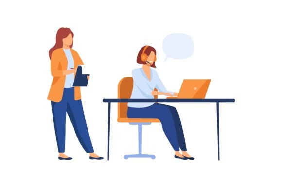 Download Young Operators Working in Call Center I - Working Collection
