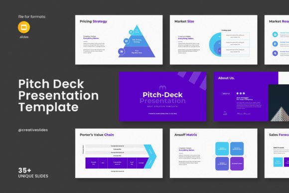 Download Pitch Deck Google Slides Template - Premium Bundle