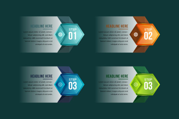Download Arrow Infographic Hexagon Transparency - Graph Collection
