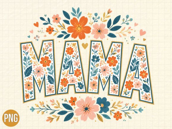 Download Boho Floral Mama Graphic PNG Shirt - Graph Collection